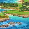 Seascapes - Pebble Beach 15Th Hole-South - Realism